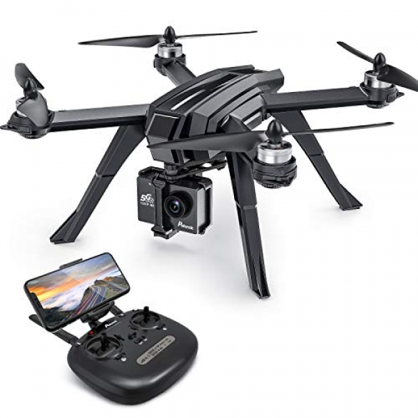 Drone GPS, Auto Return Home with 1080P HD Digital camera 5G FPV Stay Video, Potensic D85 RC Quadcopter for Adults,