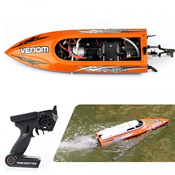COLNER RC A long way away Set aside an eye on Boat, 2.4GHz High Velocity Electric RC Boat for Adults &