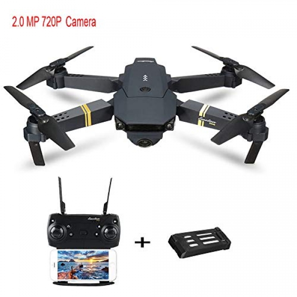 Quadcopters Drone, Jessie storee L800 2MP Drone with 720P Camera for Adults Folded RC Quadcopter Selfie Pocket Mobile App Alter Drones,