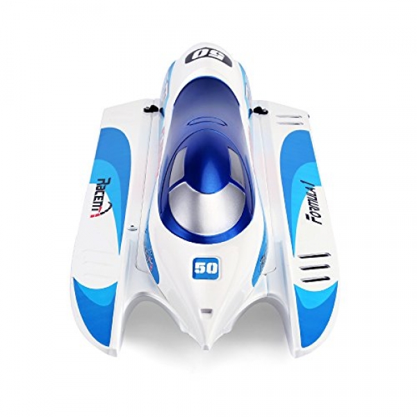 FUNTECH RC Boats RTR (Ready to Bustle), Educated Racing Boat 2.4ghz Excessive Straggle Electric 31Mph+ Some distance-off Control Boat with Auto Righting,