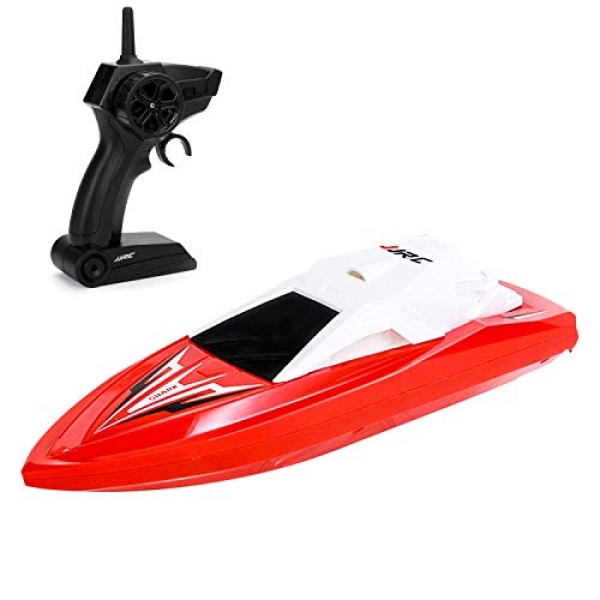 GotechoD RC Boats for Pools and Lakes Some distance flung Control Boats for Kids Adults 2.4Ghz Radio Controlled Boat Self Righting Rechargeable 10km/h High Scoot Boat Toys Items for Boys Women Purple
