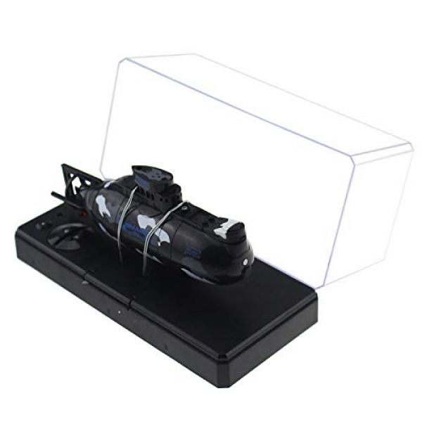 Tipmant Mini RC Submarine Some distance flung Aid a watch on Boat Ship Militia Model Electronic Water Toy Water-resistant Diving for Swimming Pool,