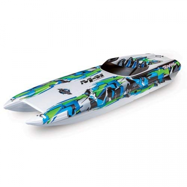 Traxxas DCB M41 Widebody: Brushless Forty’ Trudge Boat with TQi Link Enabled 2.4GHz Radio System & Traxxas Steadiness Management (TSM)