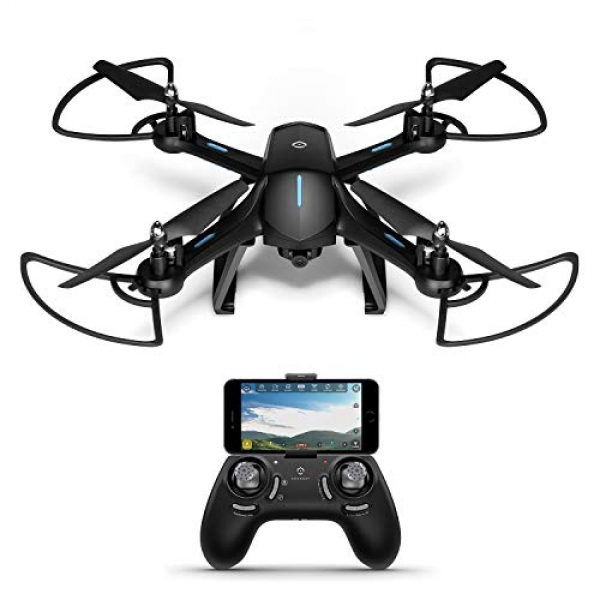 Amcrest A6-B Skyview Pro RC WiFi Drone with Camera HD 720p FPV Quadcopter Drone with Camera for Adults, 2.4ghz WiFi Helicopter w/Remote Retain watch over,