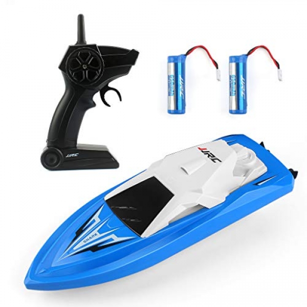 RC Boats S5，Boat Toys for Swimming pools and Lakes Distant Administration Boats for Youngsters Adults 2.4Ghz Radio Managed Boat Self Righting Rechargeable 10km/h Excessive Wander Flee Boat Presents for Boys Ladies.