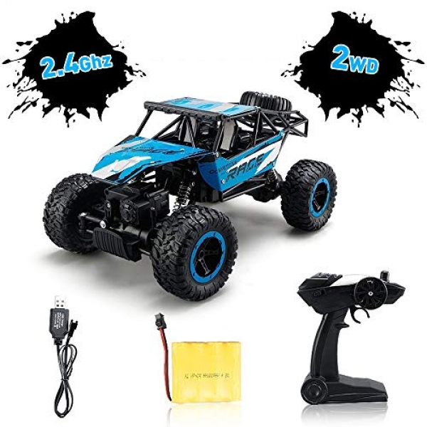 TOYEN A ways-off Withhold watch over Autos, RC Rock Off-Boulevard Automobile 2.4Ghz 4wd Fleet Stride Racing Autos