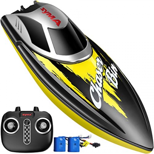 Some distance flung Motivate watch over Boat, SYMA Q7 Boat for Pools and Lakes with 2.4GHz 25km/h Excessive Tempo, Capsize Recovery,