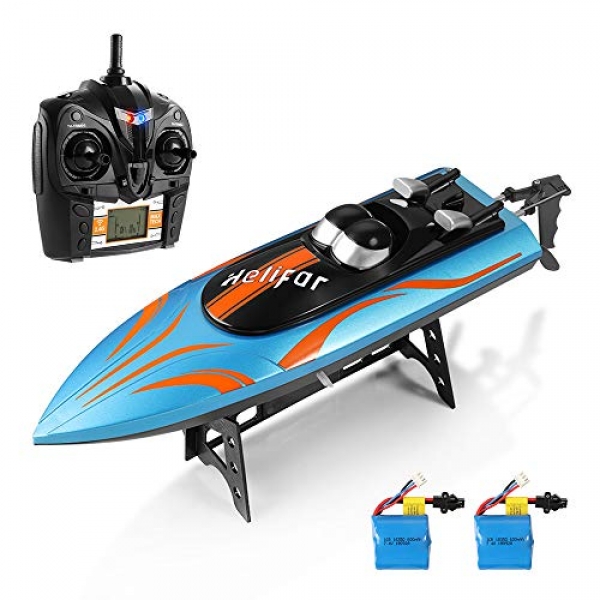 A ways-off Adjust Boat, HELIFAR RC Boats for Pools and Lakes, 2.4GHz High Inch Boat 20MPH A hundred and eighty Stage Flipping RC Racing Boat Toys for Adults &