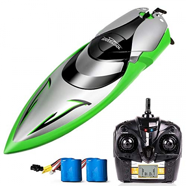 A ways off Alter Boats – SHARKOOL H106 Rc Self Righting Racing Boats for Boys & Ladies, 2.4Ghz Excessive Tempo A ways off Alter Boat Toys for Children Or Adults
