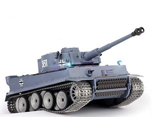 Contemporary Metallic Tracks Model 1/sixteen German Tiger I Airsoft RC Battle Tank Particular Metallic Tracks Model w/ Sound & Smoking Discontinue