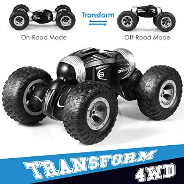 RC Car, LooQoo Far flung Preserve an eye fixed on Autos for Childhood four wheel pressure Off Boulevard Car Rock Crawler 2.4Ghz 1:16 Rechargable Monster Truch Dual Motors Buggy Hobby Racing Car Toys Gifts Boys Ladies 6 7 eight 9 10 12 Year Mature