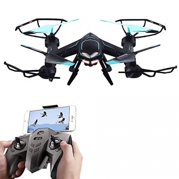 Rabing RC Quadcopter Flight Direction FPV VR WiFi RC Drone 2.4Ghz 6-Axis Gyro Far-off Management Drone HD 2mp Camera Drone,