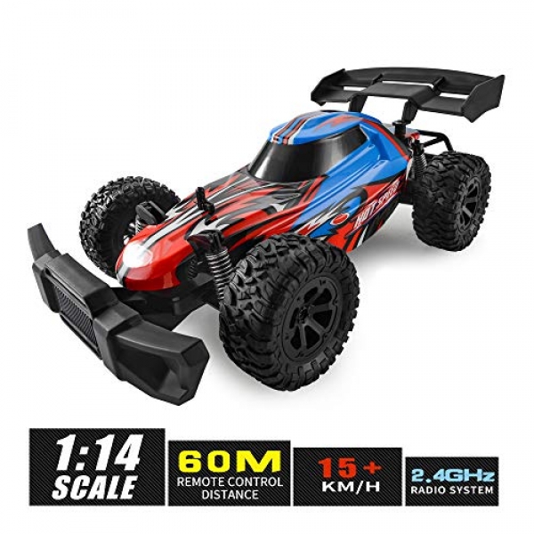 BEZGAR Far flung Modify Vehicle, 1:14 Massive Size High Tempo Off Aspect road Teens RC Racing Vehicle Boys Radio Controlled Crawler Digital Automobile Truck