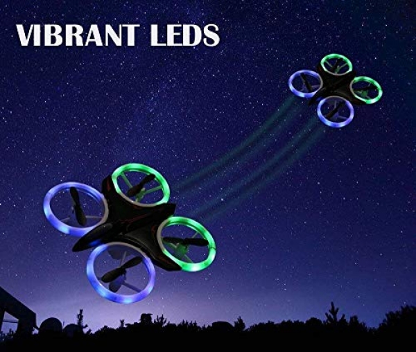 Mini Drone 2.4Ghz RC Helicopter Headless Mode, Pocket RC Quadcopter Altitude Retain for Children & Adults