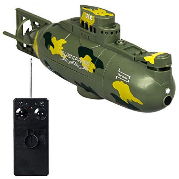 ☀ Dergo ☀i 3311M 6CH Tempo Radio A ways-off Administration Electric Mini RC Submarine Boat
