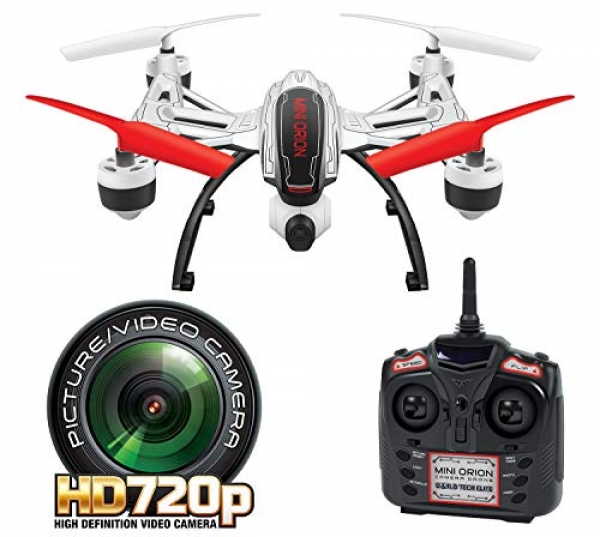 World Tech Toys Elite Mini Orion See Drone 2.4GHz four.5CH Describe/Video Camera RC Quadcopter, White, 12 x 7.75 x four.25