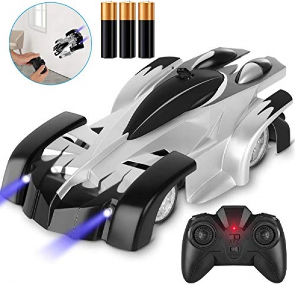 Desuccus A ways flung Control Automobile,Wall Mountain climbing Toy RC Automobile for Kids,360°Rotating Stunt USB Rechargeable High Stride Flee Automobile LED for Boy Girl Reward