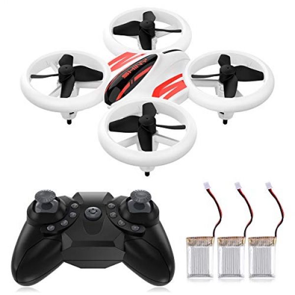 Mini Drones for Kids Novices 3 Batteries RC Helicopter Quadcopter Boys and Girls Tiny RC Drones Mini Quadcopter with LED Lights Auto Hovering 3D Flip Headless Mode