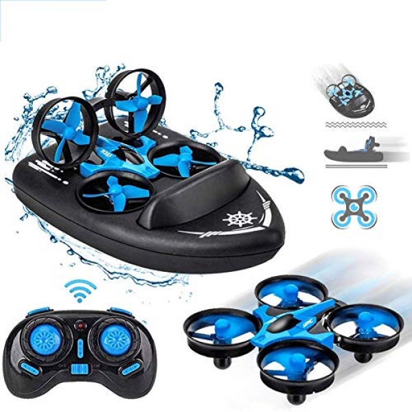Mini Drone, Youngsters Toy Flying Toys RC Boats for Pools and Lakes, A ways away Take care of watch over Automobile for Youngsters,