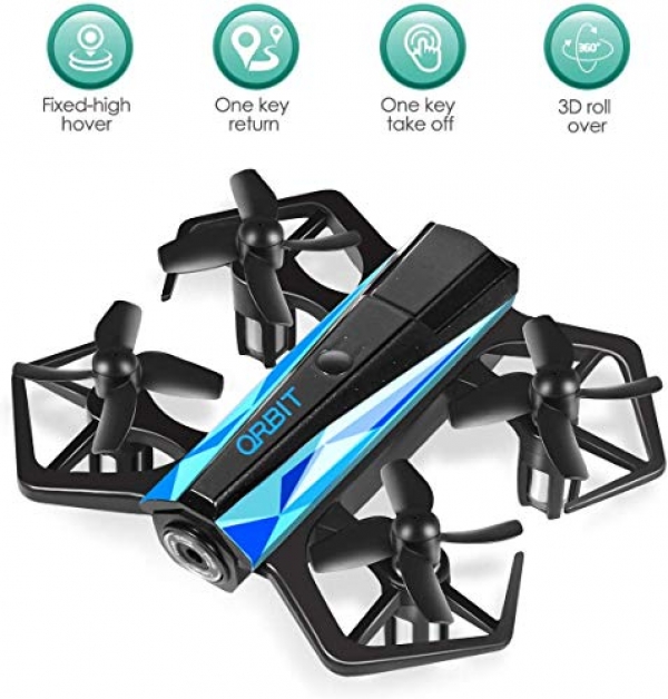 Drone for Formative years, RC Drone with Altitude Height Attach and Headless Mode, One Key Take Off/Touchdown , Mini Drone for Formative years and Newbies