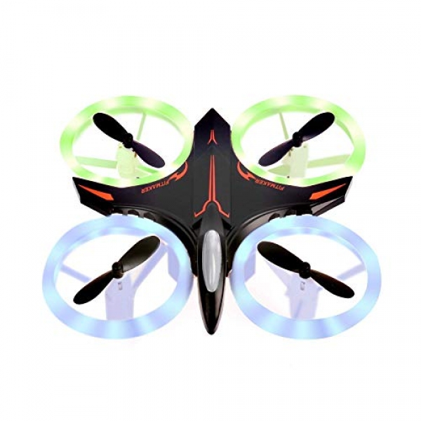 RC Drone for Youth and Freshmen, Drones with LED Lights RC Quadcopter Headless Mode