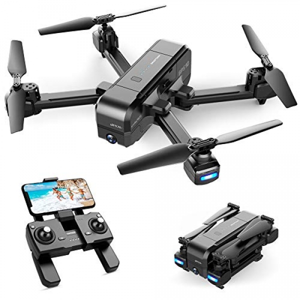 SNAPTAIN SP510 Foldable GPS FPV Drone with 2.7K Digicam for Adults UHD Reside Video RC Quadcopter for Inexperienced persons with GPS, Observe Me, Level of Hobby,