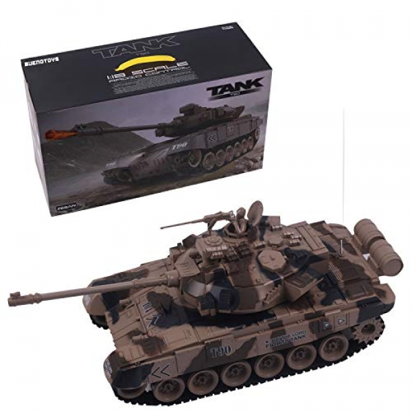 1:18 A long way flung Withhold an eye fixed on Protection force War for Taking pictures BB Bullets Tank (T90-YELLOW)