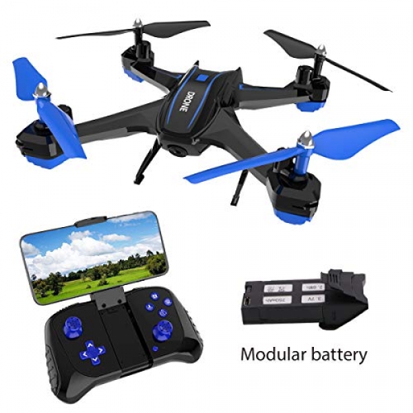 GILOBABY FPV RC Drone with 720P HD Digicam Are residing Video 2.4GHz 6-Axis Gyro Quadcopter for Kids & Inexperienced persons – Headless Mode, Altitude Reduction,