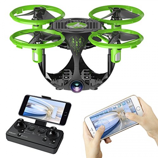SZJJX RC Drones, Foldable Mini Faraway Abet a watch on WiFi FPV Quadcopter, Miracle VR Helicopter, 2.4Ghz 6-Axis Gyro 4CH with Huge Perspective 2MP HD Digicam,