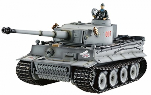 2.4Ghz Digital A ways off Management 1/16 German Tiger 1 Approach Steel Upgrade Tank w/Sound & Smoke