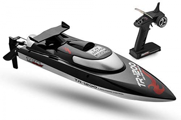 A long way off Management Boat, 30 MPH Rc Boats for Adults, Rc Boat for Swimming pools and Lakes, Auto Flip Recovery, Professional Series, Quickest Rc Racing Pool Boat Tempo Boat Present