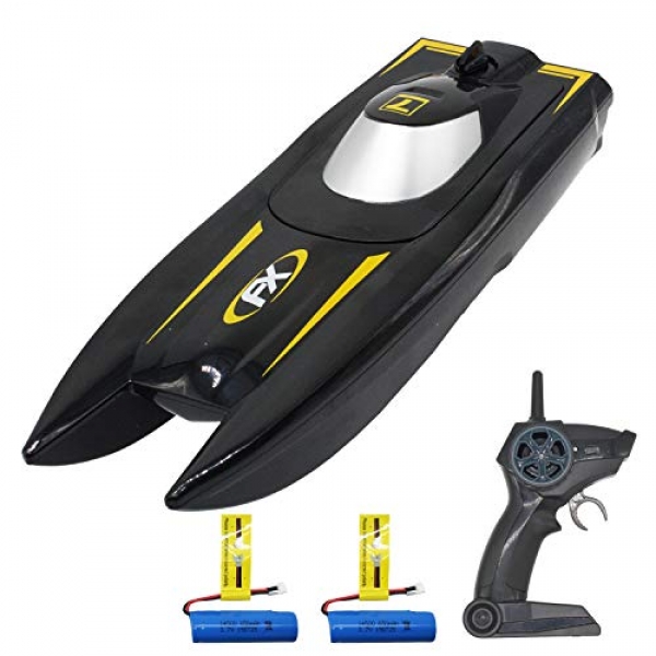 VOLANTEXRC Faraway Adjust Boat for Pool and Lake, Excessive Lunge RC Boat for Teenagers with Water Sensing, Improved Waterproof Carry out for Boys or Women (Sunless)