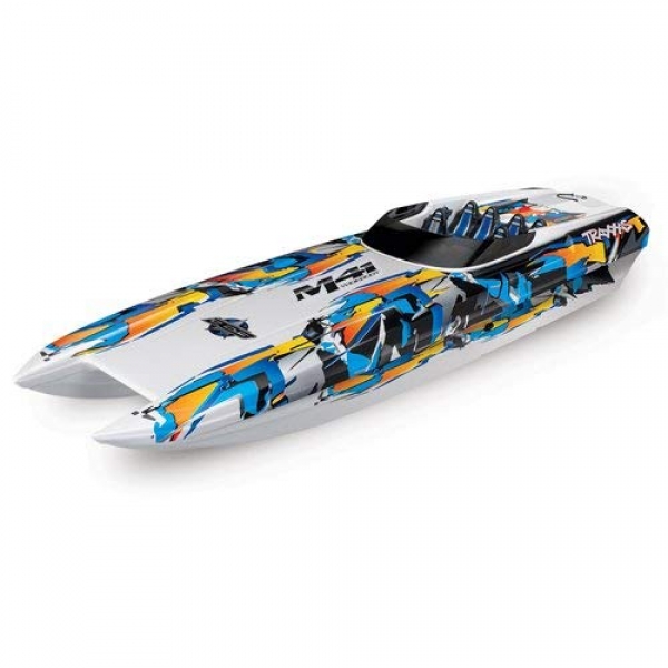 Traxxas DCB M41 Widebody: Brushless forty’ Speed Boat with TQi Link Enabled 2.4GHz Radio Design & Traxxas Stability Management (TSM)