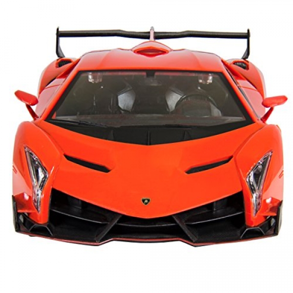 FMT 1/24 Scale Lamborghini Veneno Automobile Radio A long way off Management Sport Racing Automobile RC,Orange
