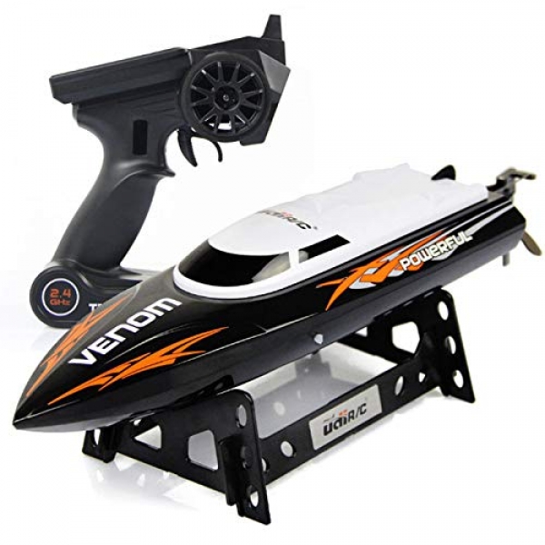Cheerwing RC Racing Boat for Adults – High Tempo Electronic A ways off Alter Boat for Early life (Dusky+White)