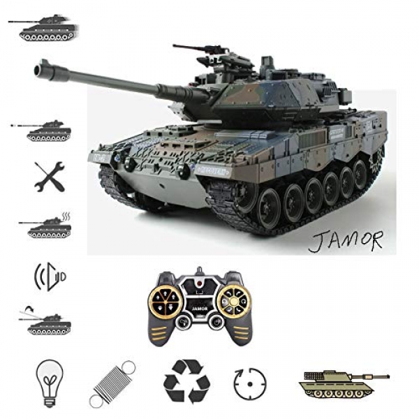 JAMOR Toy Tank Tidy Tidy Interactive Tank Tank Mannequin 2.4G Some distance away Retain an eye on Vibration Tank Interactive Toy Mother or father-Child Toy Simulation Soldier Doll Seaside Toy Birthday Reward (Tank Toy A)