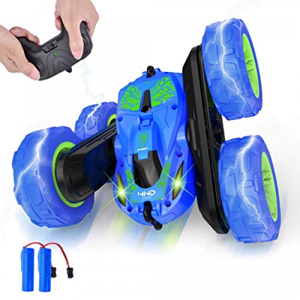 Faraway Control Car 4wd RC Autos 360° Double Flips Stunt Car, 2.4GHz Faraway Control Boys Toys for Children 5-12 Years Old