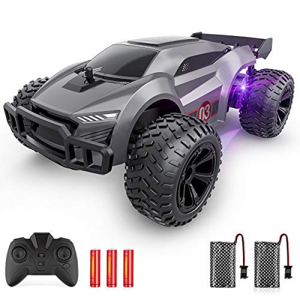 EpochAir A ways away Encourage watch over Automobile – 2.4GHz Excessive Stride Rc Autos, Offroad Pastime Rc Racing Automobile with Colourful Led Lights and Rechargeable…