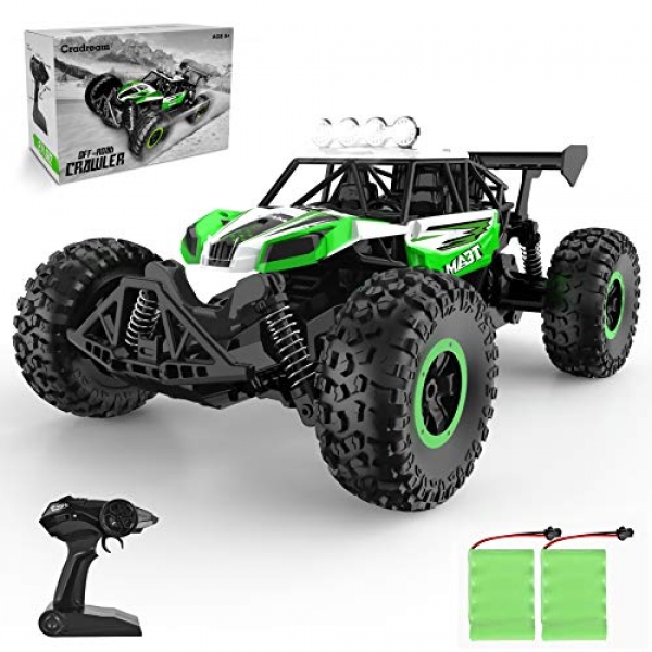 RC Vehicles Remote Control Vehicle Monster Truck, Rapid Outdoors Rechargeable Vehicle Reward for Boys Youngsters Youngsters (Inexperienced)