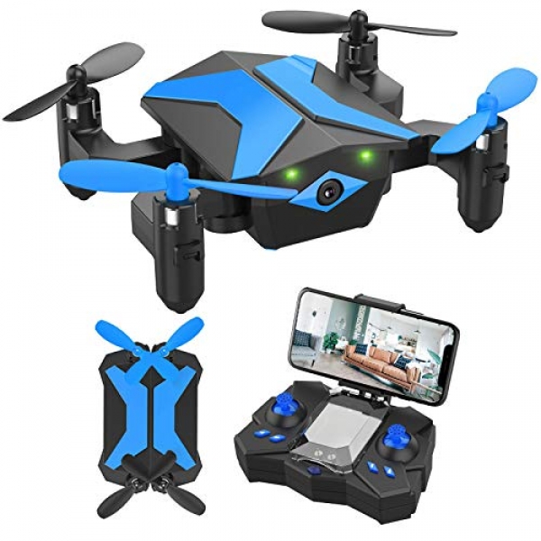 Drone with Camera Drones for Youngsters Freshmen, RC Quadcopter with App FPV Video, Relate Regulate, Altitude Support, Headless Mode, Trajectory Flight, Foldable Youngsters Drone Boys…