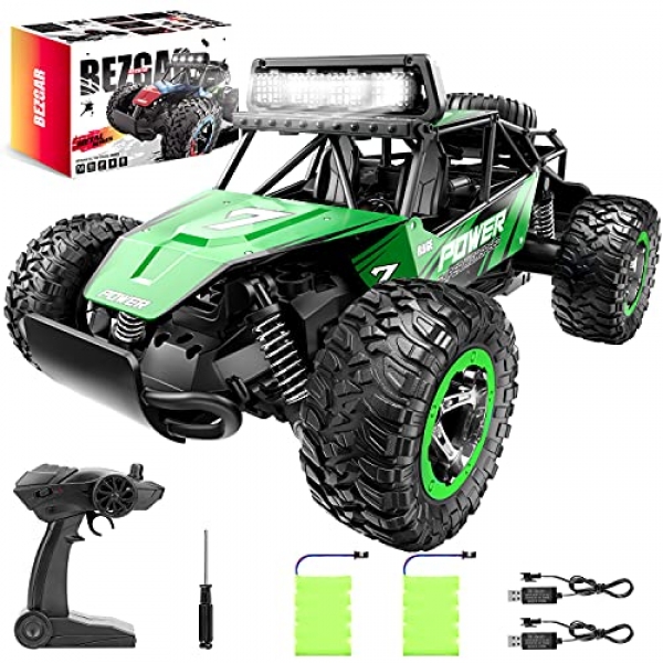 BEZGAR 17 Toy Grade 1:14 Scale A ways off Protect watch over Car, 2WD Excessive Tempo 20 Km/h All Terrains Electrical Toy Off Avenue RC…