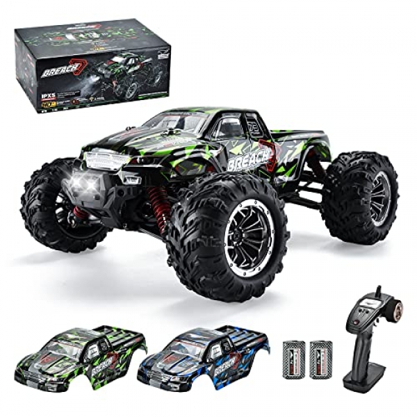WIAORCHI 1:16 Scale Hobby Grade RC Vehicles, 4wd Excessive Tempo 40+ KM/H All Terrain Distant Shield watch over Automobile with 2 Rechargeable Batteries, 2.4 GHz…