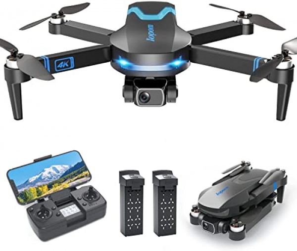 Drones with Digicam for Adults 4K, GPS FPV Foldable 5G Quadcopter for Beginners 3280ft Administration Lengthy Range, Auto Return Home, Note Me, Brushless Motor, 40Mins…