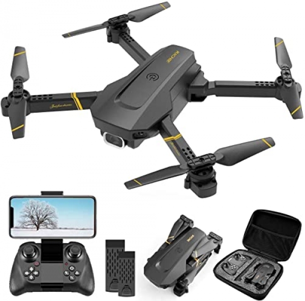 4DV4 Drone with 1080P Digicam for Adults,HD FPV Are dwelling Video RC Quadcopter Helicopter for Rookies Childhood Toys Gifts,2 Batteries, Altitude Preserve,Waypoints,3D Flip,One Key Delivery…