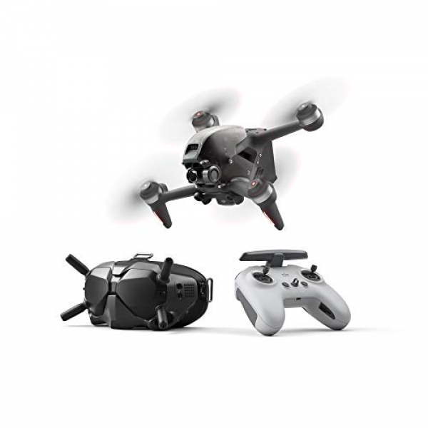 DJI FPV Combo – First-Individual Scrutinize Drone UAV Quadcopter with 4K Digicam, S Flight Mode, Salubrious-Wide 150° FOV, HD Low-Latency Transmission, Emergency Brake and Hover,…