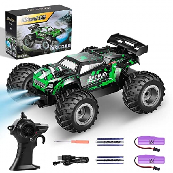 Rcjoyou RC Automobiles,1:18 Scale All Terrain A ways off Preserve watch over Car,2WD 2.4 GHz Off Road High Drag 20 Km/h RC Monster Truck Racing…