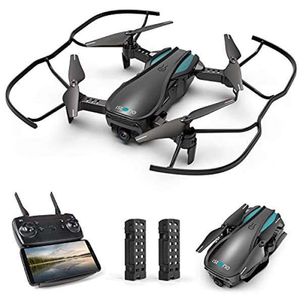 Drone with Camera 1080P for Adults Foldable RC Quadcopter Drone for Kids Beginners with Altitude Protect, One Key Take Off/Touchdown, RC Toys Provides for Kids…
