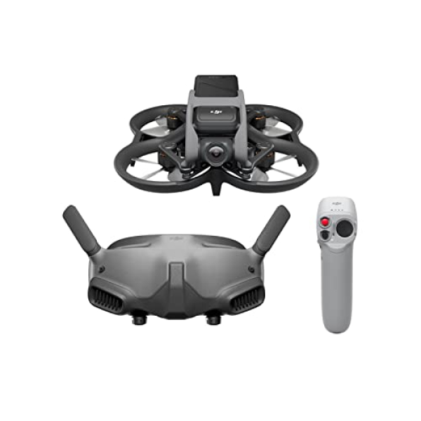DJI Avata Pro-View Combo (DJI Goggles 2) – First-Person View Drone UAV Quadcopter with 4K Stabilized Video, Super-Wide 155° FOV, Built-in Propeller Guard, HD Low-Latency…